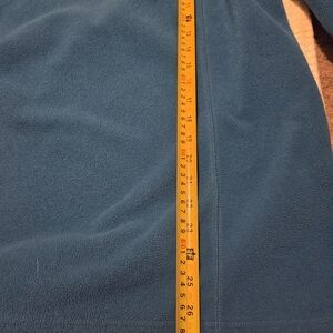 Woman Within Teal Fleece Jacket